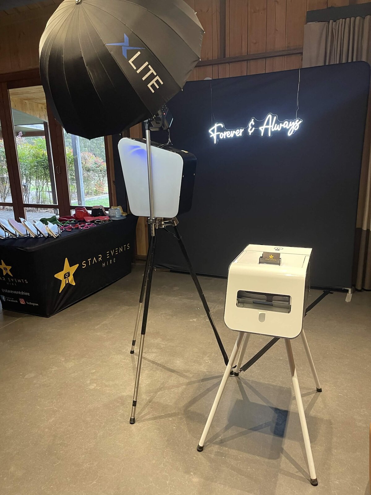 Retro photo booth